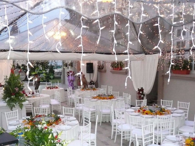 Transparent Tent with Fairy Light